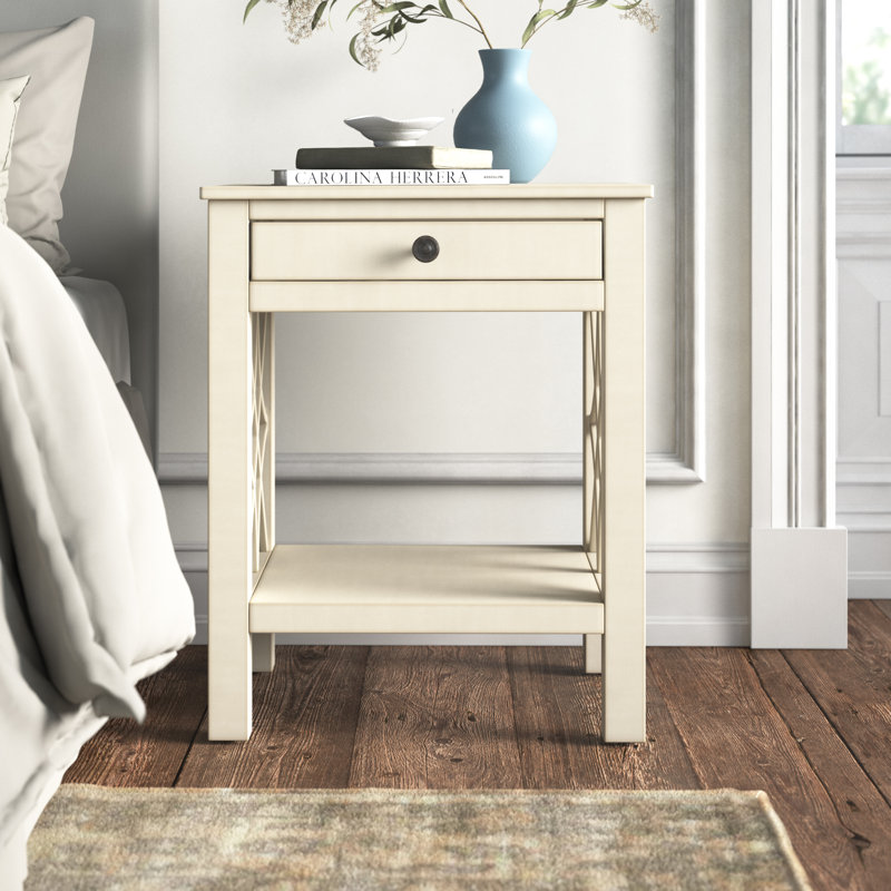 Gracie Oaks End Table with Storage & Reviews Wayfair